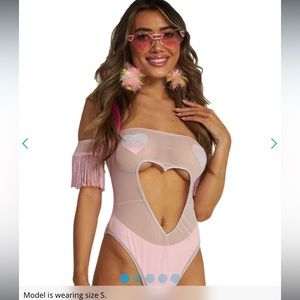 IHEARTRAVES x ROMA BE MINE SHEER BODYSUIT